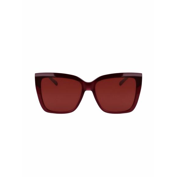 New Salvatore Ferragamo SF1102S 606 Deep Burgundy Wine Square Sunglasses